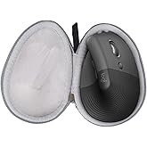 Aproca Case Compatible with Logitech Lift Vertical / MX Vertical Wireless Mouse, Portable Storage Bag for Accessories -Black (Case Only)