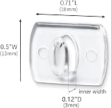 JELLYSUB Indoor Clear Mini Light Clips 60 Clips 80 Strips Christmas Lights view 2