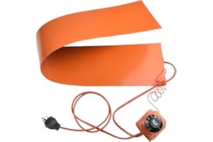 1000W Silicone Heating Pad 15x91.5cm with Controller for Guitar Side Bending, Electric Heat Mat up to 150C, 78.7 Inch Cord fo