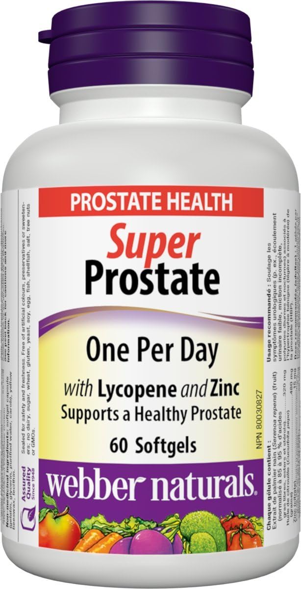 ber Naturals Extra Strength Super Prostate Softgel Amazon.ca