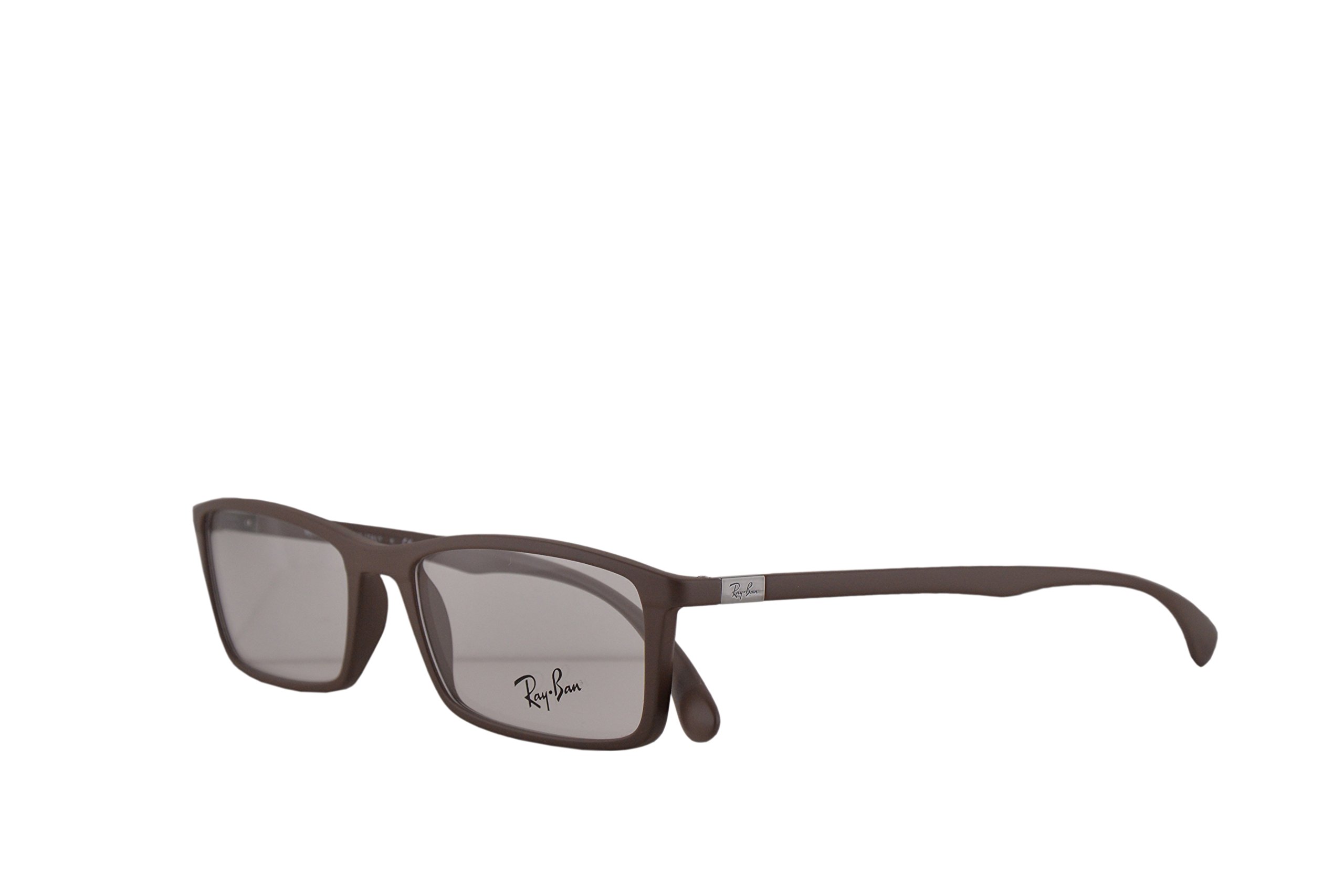 Ray Ban Rx7048 Eyeglasses 53 17 145 Matte Dove Brown Desertcart