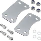 amavoler Front Fender Lift Risers Bracket Compatible with 21" Wheel Touring Electra Glide Road Glide Road King Street Glide Models 2014-2022(Silver)
