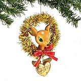 Department 56 Reindeer Tales Cupid Wreath Hanging Ornament