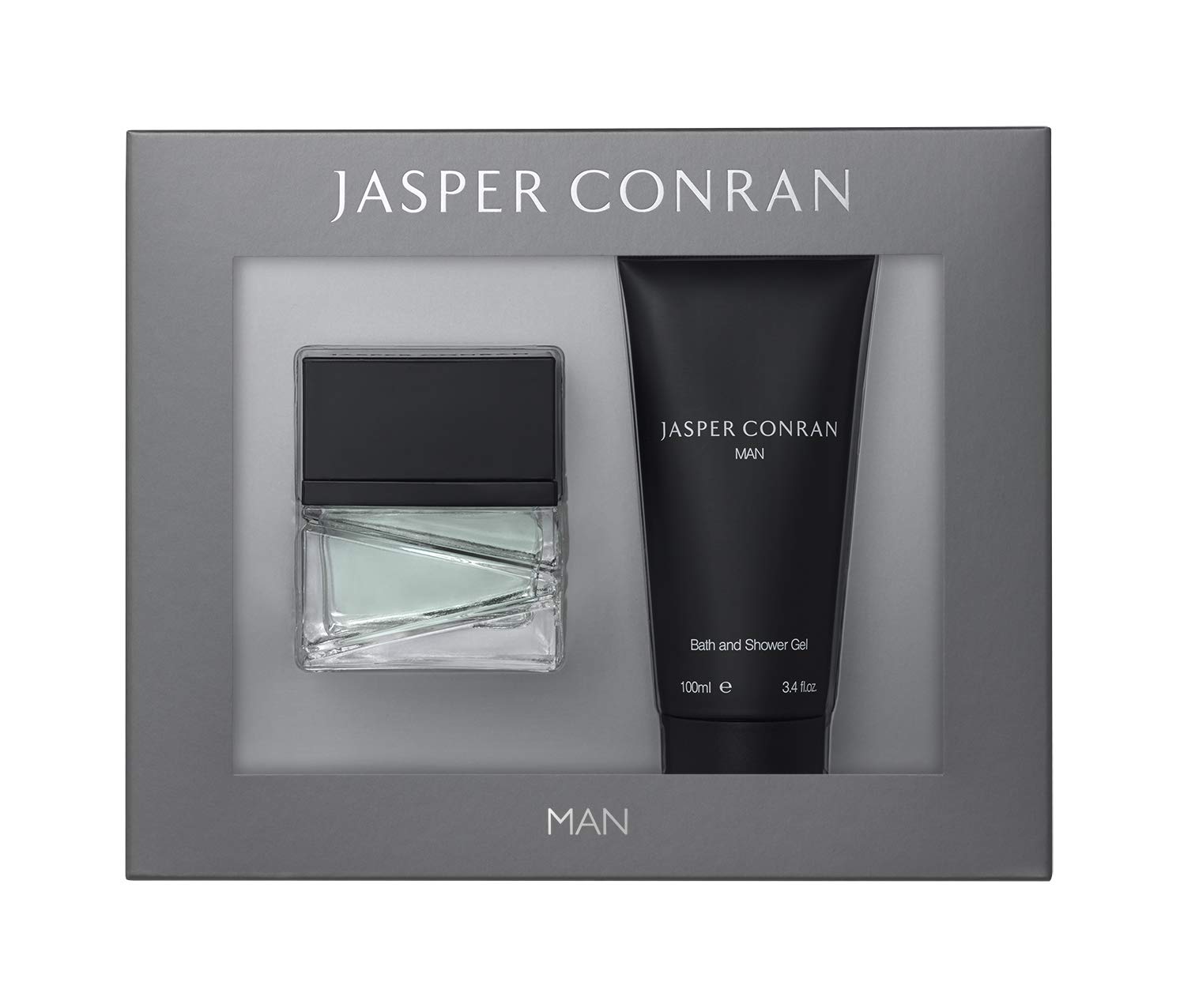 Jasper Conran Signature Man EDT 40 ml + Bath & Shower Gel 100 ml, Sweet, 2 Count