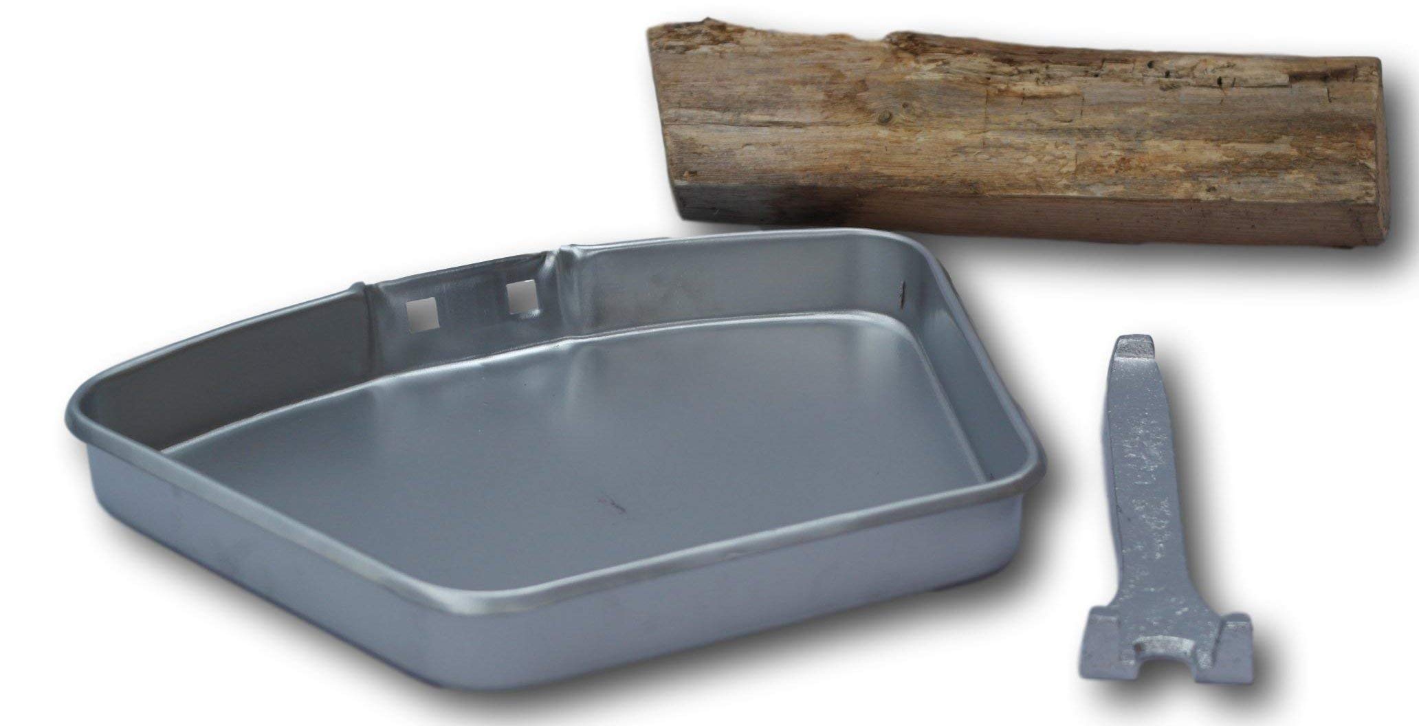Traditional ash pan - 30cm Wide (12") with Detachable Handle