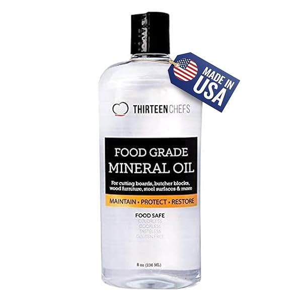 THIRTEEN CHEFS MINERAL OIL – 8 OZ FOOD...