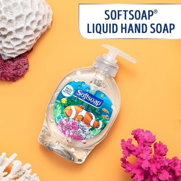 SOFTSOAP LIQUID HAND SOAP, AQUARIUM SERIES – 7.5 FL OZ (PACK OF 6)