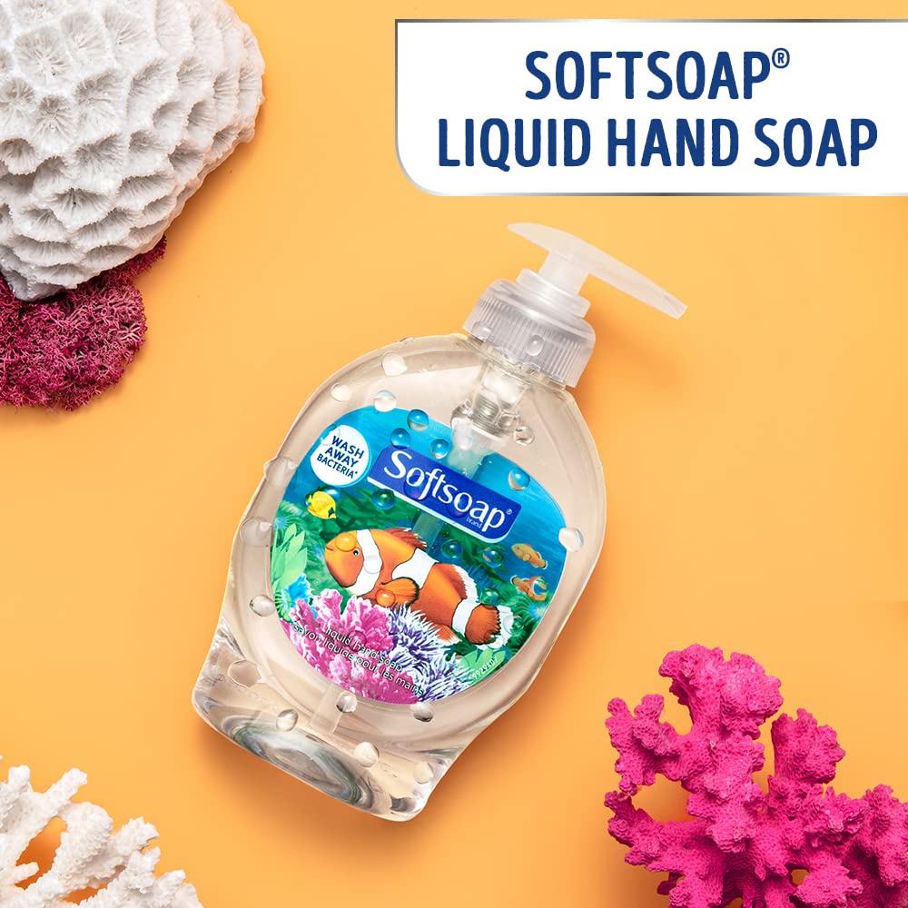 Softsoap Liquid Hand Soap, Aquarium Series - 7.5 Fl Oz (Pack of 6)