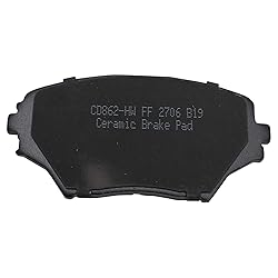 TRQ Front Brake Pads Ceramic Compatible with