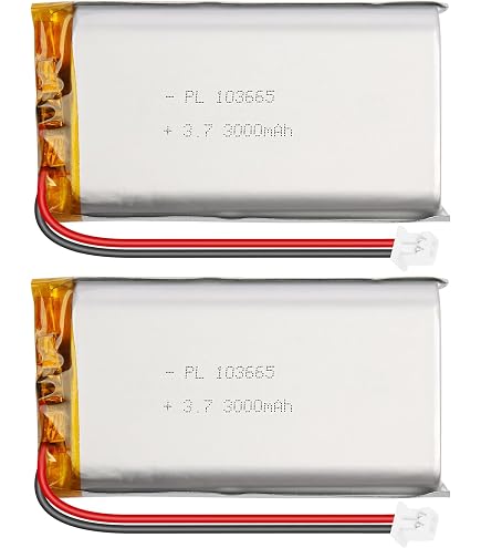 Amazon.com: YTKavq 3.7V 3000mAh Rechargeable LiPo Battery, 103665