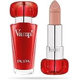 PUPA Milano Vamp! Extreme Colour Lipstick With Plumping Treatment - For Fuller, Defined Lips - Adds Incredible, Deep Color To Lips - Soft Texture Adheres Perfectly - 100 Naked Skin - 0.123 Oz