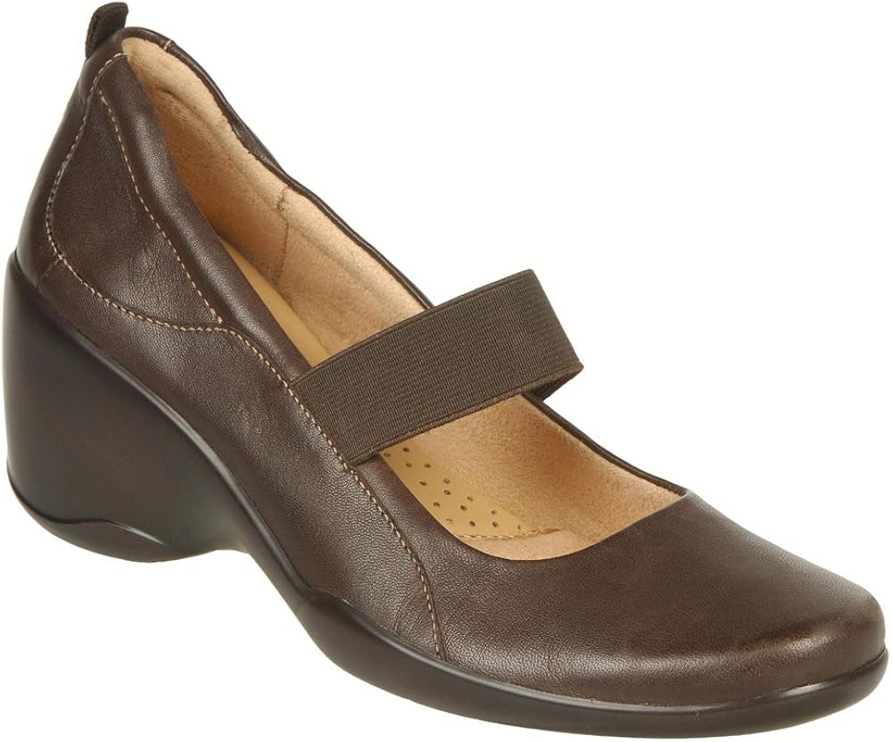 Amazon.com | Naturalizer Women's League Mary Jane Pump, Brown Leather, 10 W US | Pumps