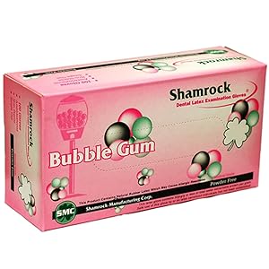 Shamrock 15112-M-bx Dentist Glove, Cheap, Cheap, No Powder, Thin, Latex, Medium, Natural
