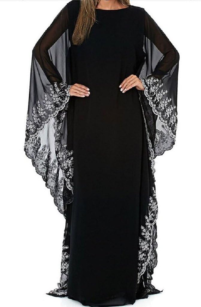 Coonek New Women Butterfly Turkey Kaftan Abaya Models in Dubai Customize US20W Black