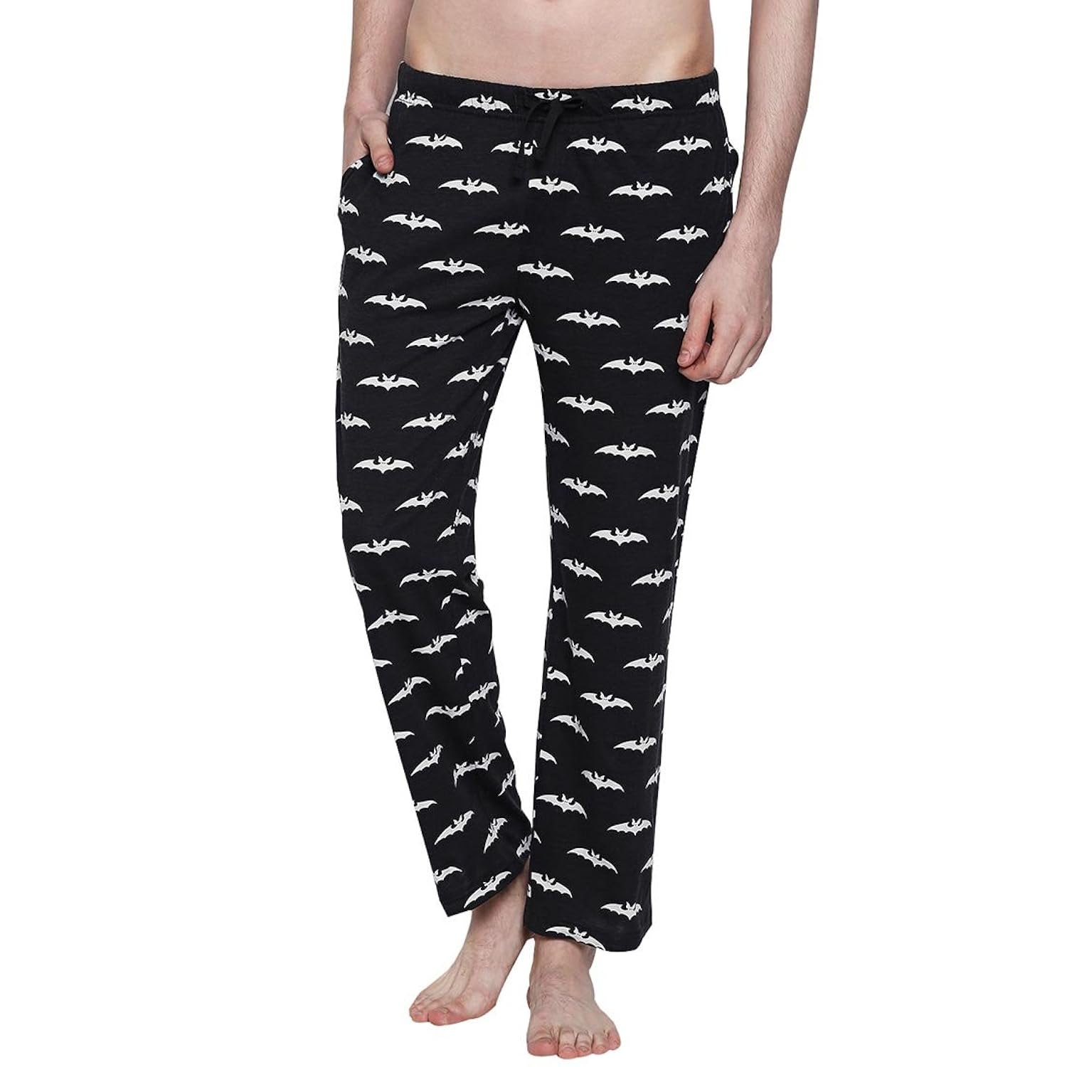 the bats mens cotton pajama set