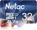 Netac 32GB microSDHC Card UHS I A1 V10 C10 90MB/s Read 10MB/s Write