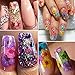 Nail Dried Flowers 3D Nail Art Decoration 48 Colors Mini Real Natural Dry Flowers for Nail Art Accessories DIY Crafts Nail Decals Stickers Manicure Charms Design Nail Tips Decor Supplies