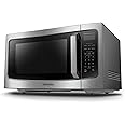 TOSHIBA ML-EM45PIT(SS) Countertop Microwave Oven With Inverter Technology, Kitchen Essentials, Smart Sensor, Auto Defrost, 1.