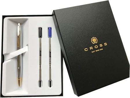 Amazon ギフト用 数量限定 クロス Cross カレイ メダリスト ボールペン リフィル2本セット ギフトセット ギフト プレゼント 油性ボールペン 文房具 オフィス用品