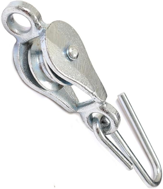 Pulley (Washing Line) 'Single Wheel' Galvanized (1) Amazon.co.uk DIY