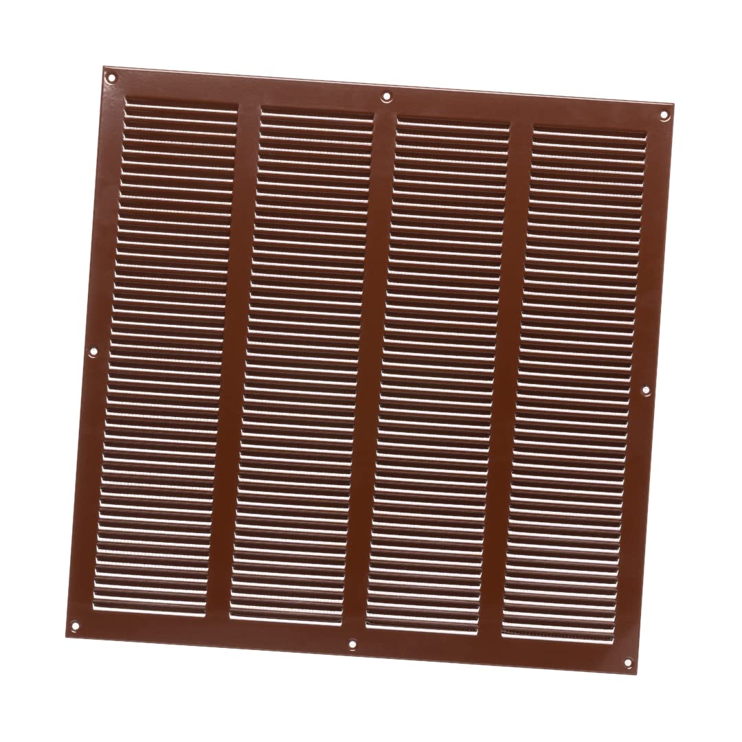 Generic 400 x 400 mm 16 x 16 inch Brown Metal Air Vent Grille