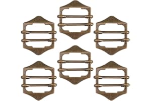 KALLORY 6Pcs Metal Vest Buckle Adjustable Waistcoat Strap Clips for Men Shirt Clips and Pants Side Adjusters