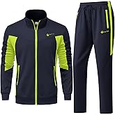 Riskrole Men’s Tracksuits Sweatsuits Set 2 Pieces Casual Athletic Jogging Suits Zip up Outfits