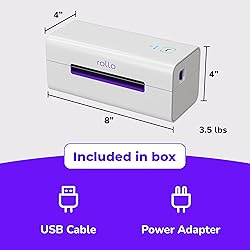 Rollo Wireless Label Printer - Wi-Fi Thermal