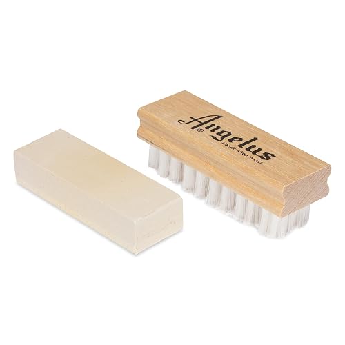 Angelus Suede & Nubuck Cleaner Kit - 1 Cleaning Eraser Block and 1 ...