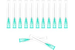 BUT NOT 100 Pack 21 Gauge 1 Inch Sterile Disposable Lab Supplies, Scientific and Industrial Dispensing Needle Accessories