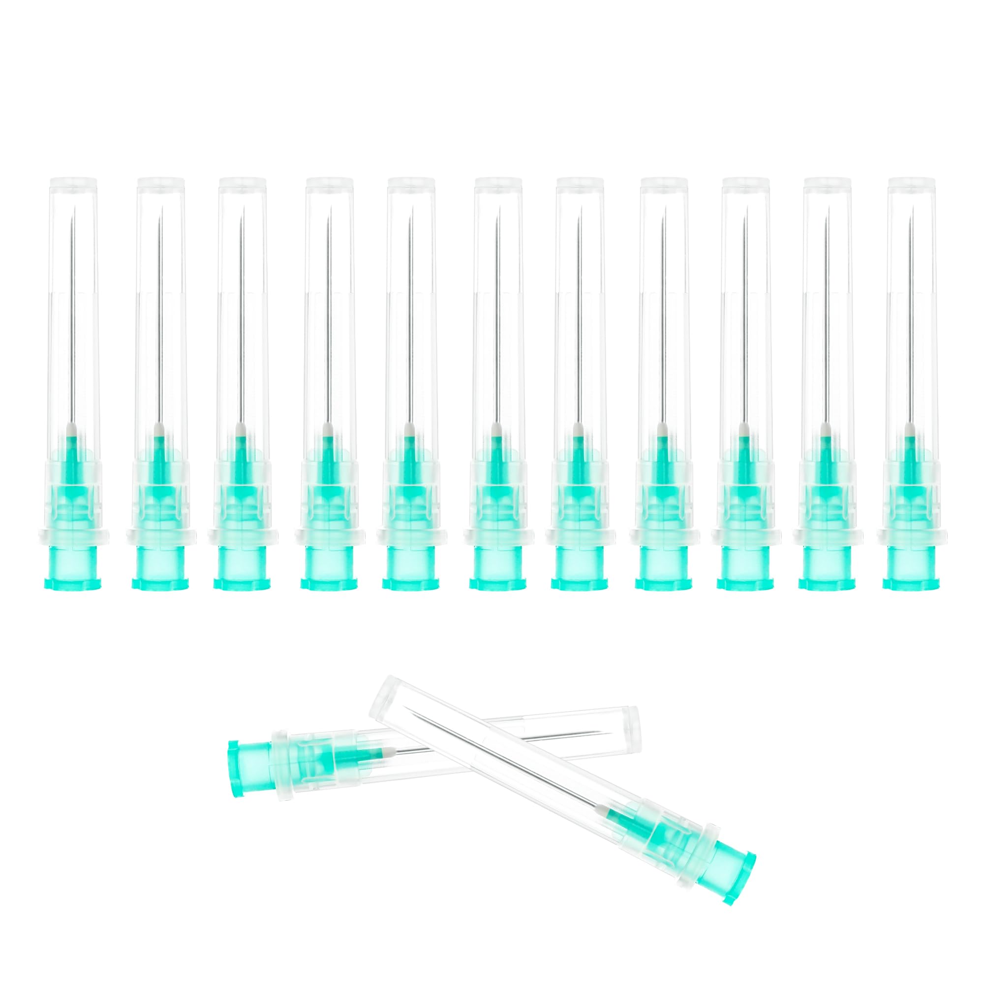 Photo 1 of 100 Pack 21 Gauge 1 Inch Sterile Disposable Lab Supplies, Scientific and Industrial Dispensing Needle Accessories