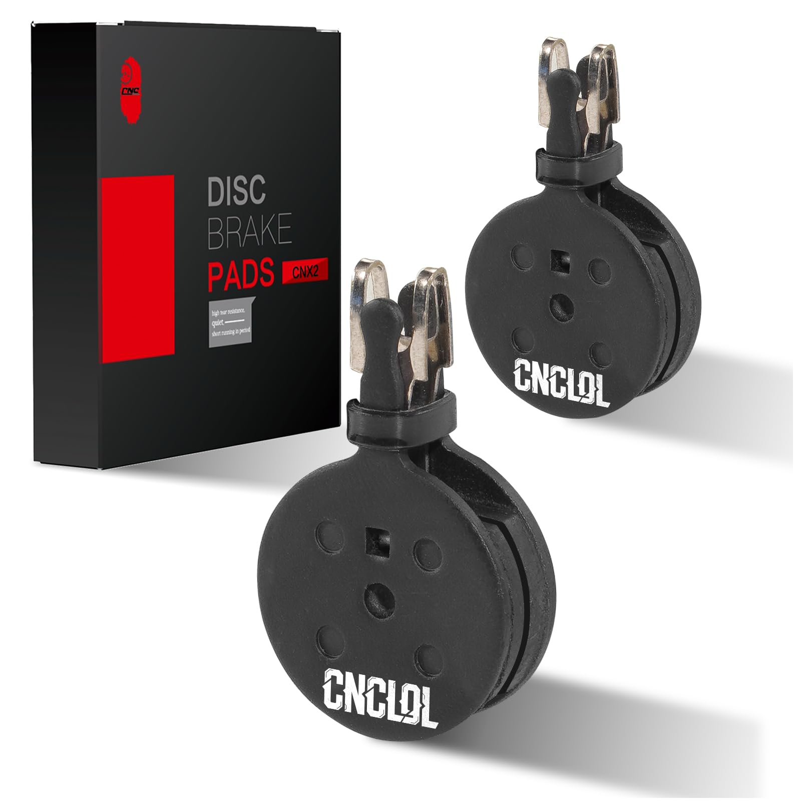 CNCLOL Bike Disc Brake Pads for Avid BB5 Promax 300 300R 330 330R Render,Bicycle Brake Pads for Avid Mechanical BB5.Resin