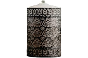 Patio Essentials AquaFlame Metal Silver 8.3 in. H Cascading Table Top Fountain