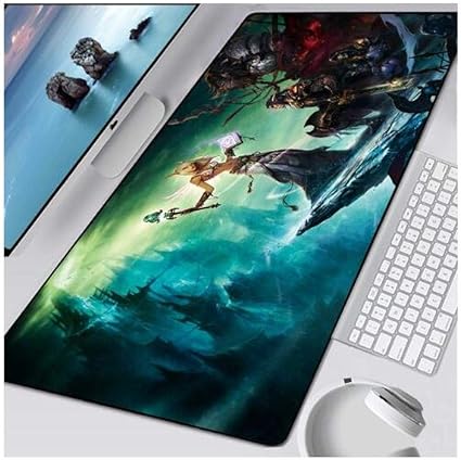 Amazon マウスパッド ゲーミングマウスパッドリッチマウスパッド大型ラバーキーボードデスクマウスパッドラップトップゲームパッド サイズ 9 900 400 3mm Nonbranded マウスパッド 通販