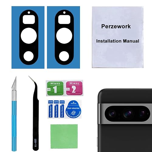 2 Set Back Rear Camera Lens Glass Replacement for Google Pixel 8 Pro ...