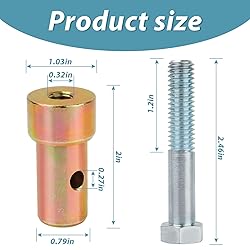 PalpitateC Hemming Handle Plugs & 3/8-16 x