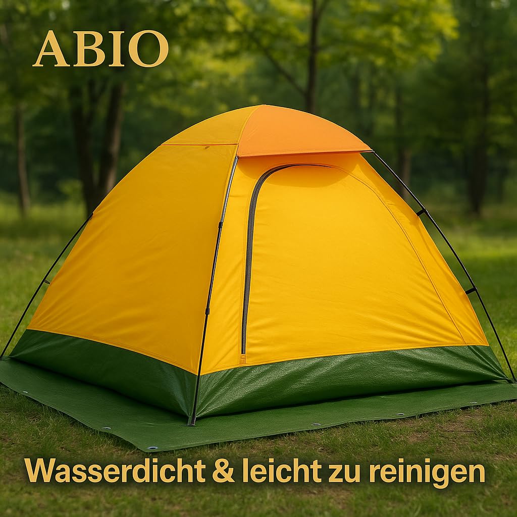 Abio Abdeckplane 4x6m Grün 100g/m² Wasserdicht mit Ösen Plane Gewebeplane Tarp Schutzplane für Haus & Garten Holz Gartenmöbel Camping Haus 6