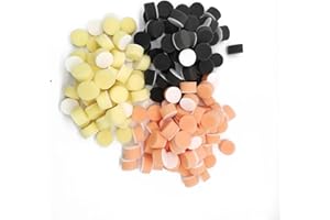 ainir 1inch 25mm 50Pcs Sponge Buffing Polishing Pads Waxing Buffer Tools Rough & Medium & Fine Fit for Car Polisher