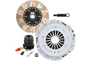 ClutchMax PRO Performance Stage 3 Clutch Kit with Slave Cylinder Compatible with 1993 1994 1995 1996 Ford Bronco F150 F250 F350 4.9L 6cyl 5.8L 8cyl 5-Speed (CP07097DFWS-ST3)
