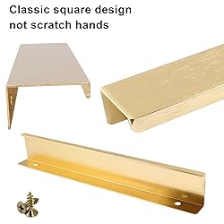 Cionyce 6 Pack Hidden Cabinet Pulls 7.87"/200mm
