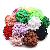 Yalulu Pom Pom Trim Ribbon – 5 Yards Rainbow Ball Fringe For DIY & Decor - View #9