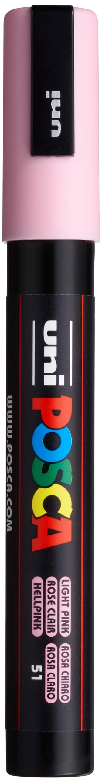 Pc-5M Uni Posca Bullet Tip, Light Pink