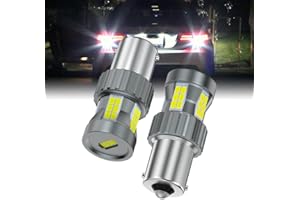 Teguangmei Upgrade 1156 BA15S LED Bulb White 23W Super Bright Built in Resistor Canbus Error Free Anti Hyper Flash 1141 7506 P21W 1003 Backup Reverse Light Parking Light Daytime Running Light (2PCS)