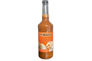 GAUCHO RANCH N’DULCE Dulce De Leche Syrup, Caramel Syrup for Coffee, Caramel sauce, Light Texture and Rich Flavor, Gluten-free, Nut-free, Pourable Syrup for Beverages, Desserts & Pastries - 1.15 Lt