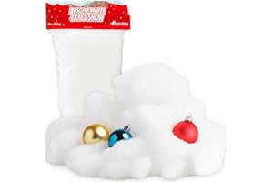 EUCATUS BEST PRODUCTS AND GIFTS Eucatus 1 Pack Fake Snow Fluff Sheet – 15 sqft Fluffy Cotton-Like Christmas Snow for Mantle, Tabletop, Winter Village, Tree Base & Nativity Display Decoration