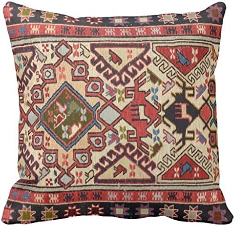 Turkish Carpet 1 Throw 1818 pillow Case