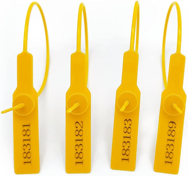NC 100pcs PP Plastic Security Seals Lock Anti-Tamper Cable Ties Logistics