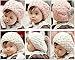 niceeshop(TM) Baby Infant Boy Girl Knit Crochet Rib Pom Pom Warm Beanie /Hat /Cap - Creamy-white