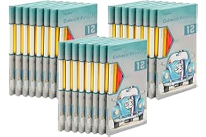 Madisi Colored Pencils Bulk - Pre-Sharpened - 24 Packs of 12-Count - 288 Colored Pencils for Kids