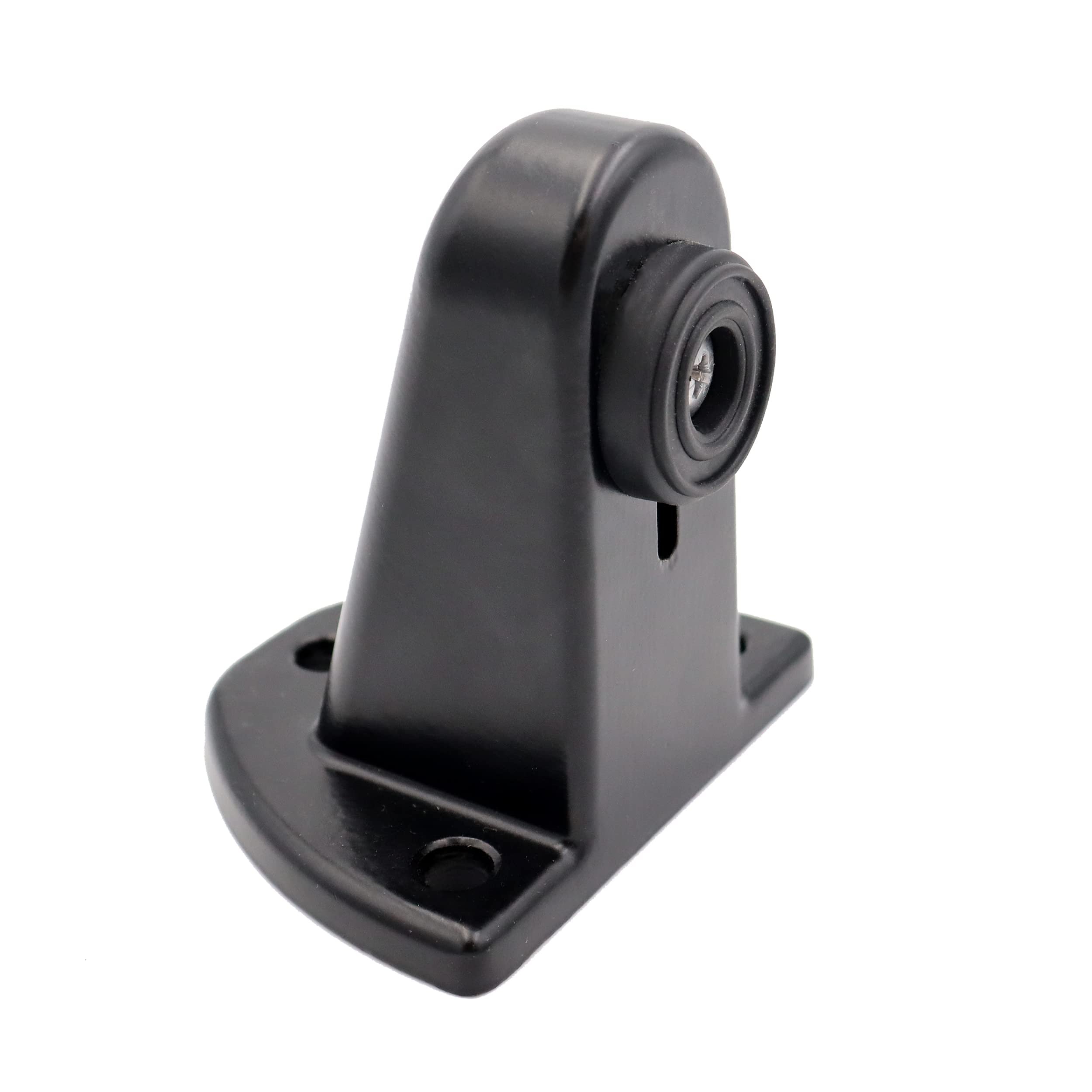 Sliding Gate Stop - Buffer Stop for Sliding Gate Closing - Screw-On Protective Shoe Stop - Adjustable Height Matt Black Finish - Made and Quality in France